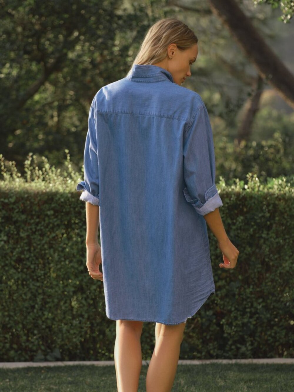 Frank & Eileen Classic Shirt dress in famous denim Size Medium - Picture 2 of 3